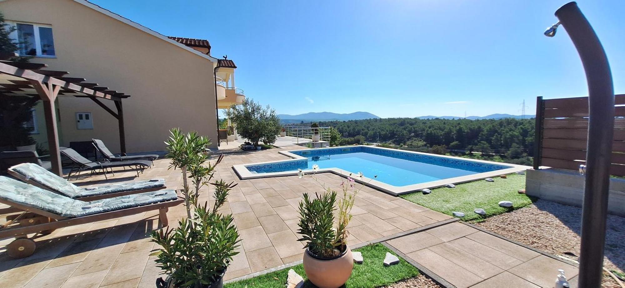 Villa Scolopax Rusticola Skradin With Heated Pool Εξωτερικό φωτογραφία